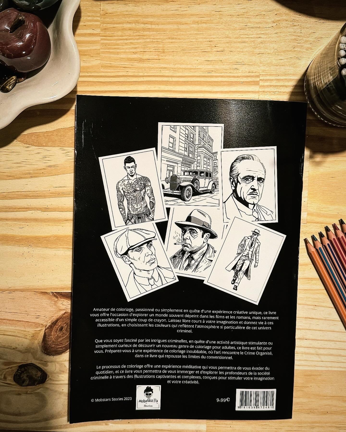 Livre de coloriages pour adultes: Mobstars Stories