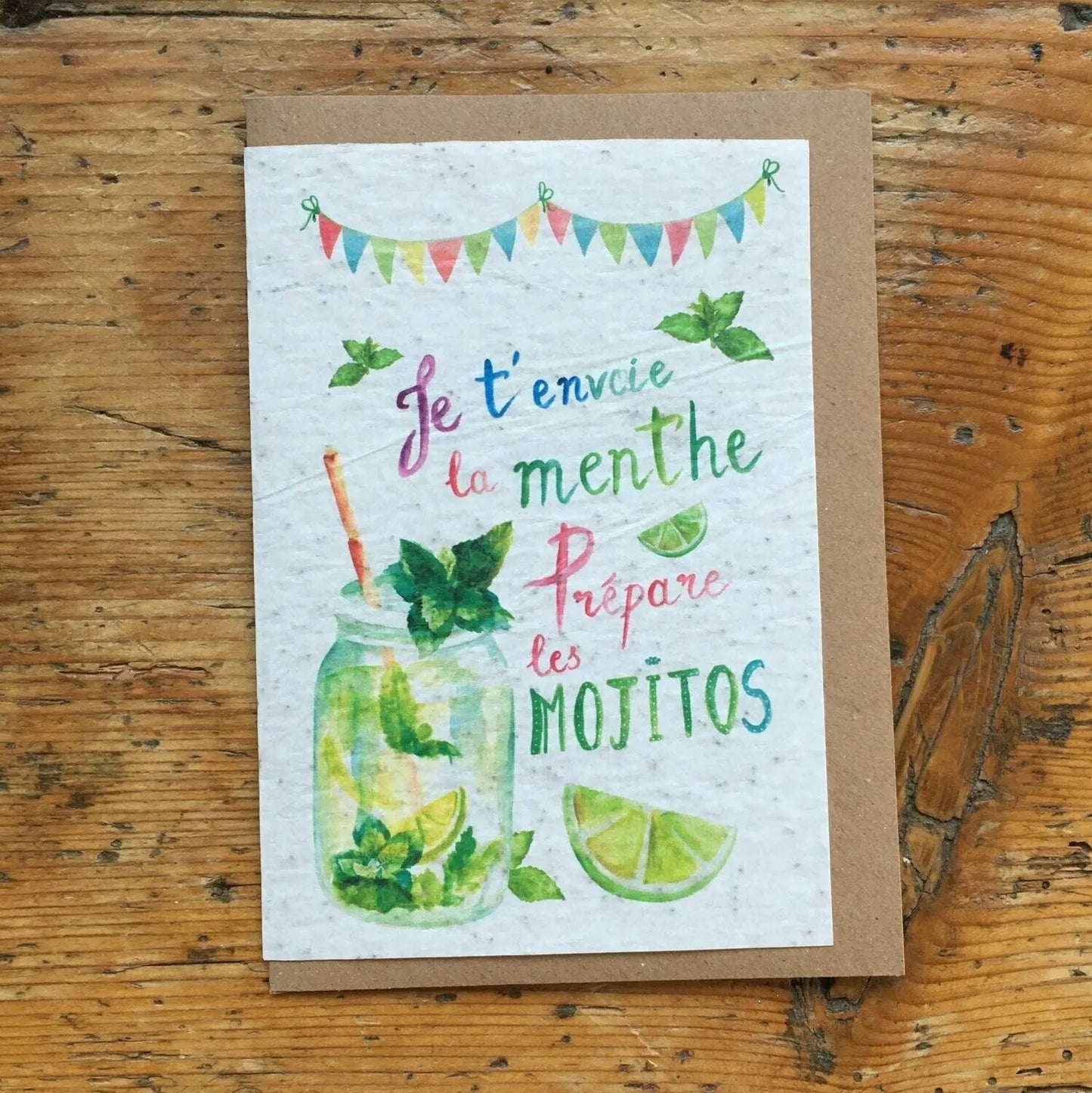Carte à planter mojito