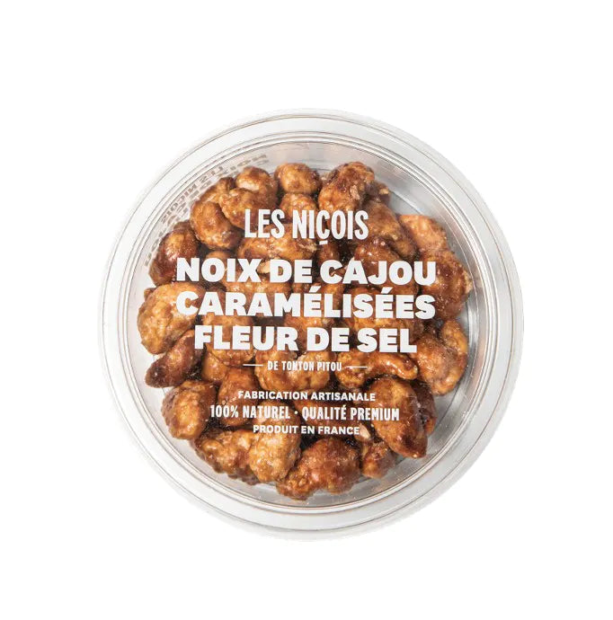 Noix de cajou caramélisées fleur de sel de Tonton Pitou (110g)