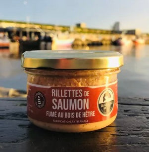 Rillettes de saumon fumé au bois de hêtre