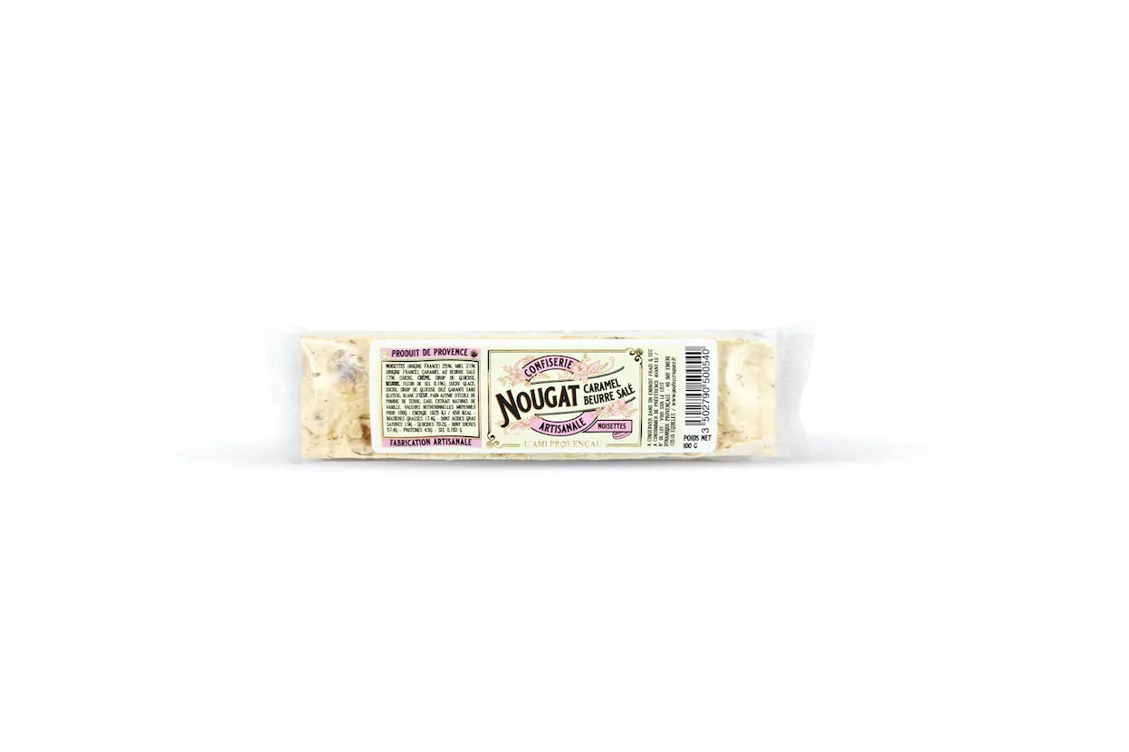 Barre de nougat blanc 100g