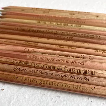Crayons à planter graphite - Citations